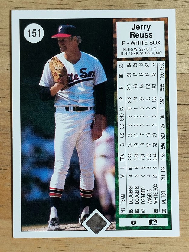 1989 Upper Deck #151 Jerry Reuss