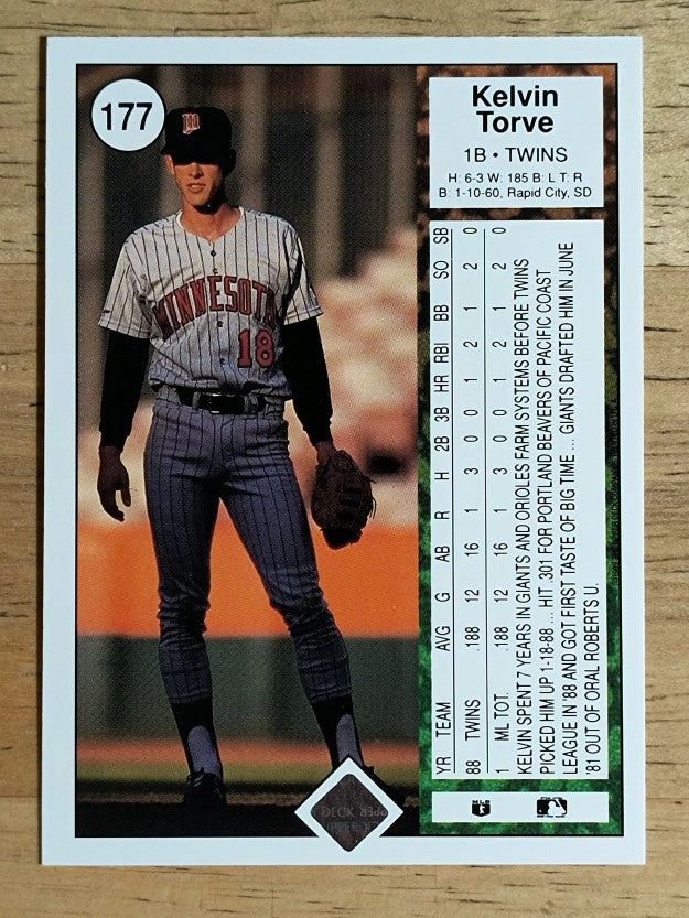 1989 Upper Deck #177 Kelvin Torve