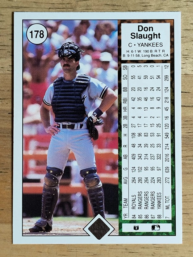 1989 Upper Deck #178 Don Slaught