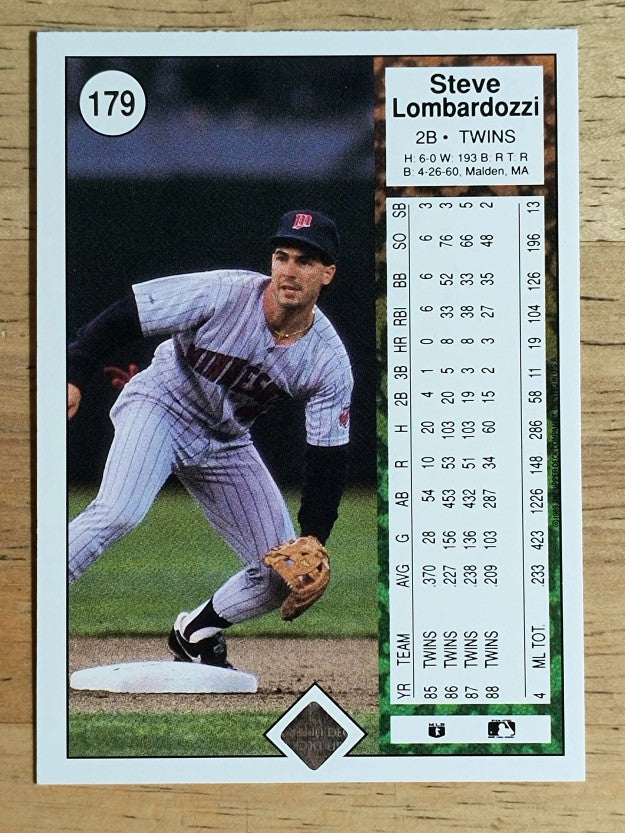 1989 Upper Deck #179 Steve Lombardozzi