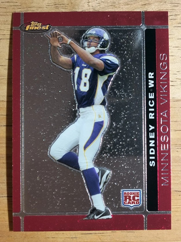 2007 Finest #137 Sidney Rice RC