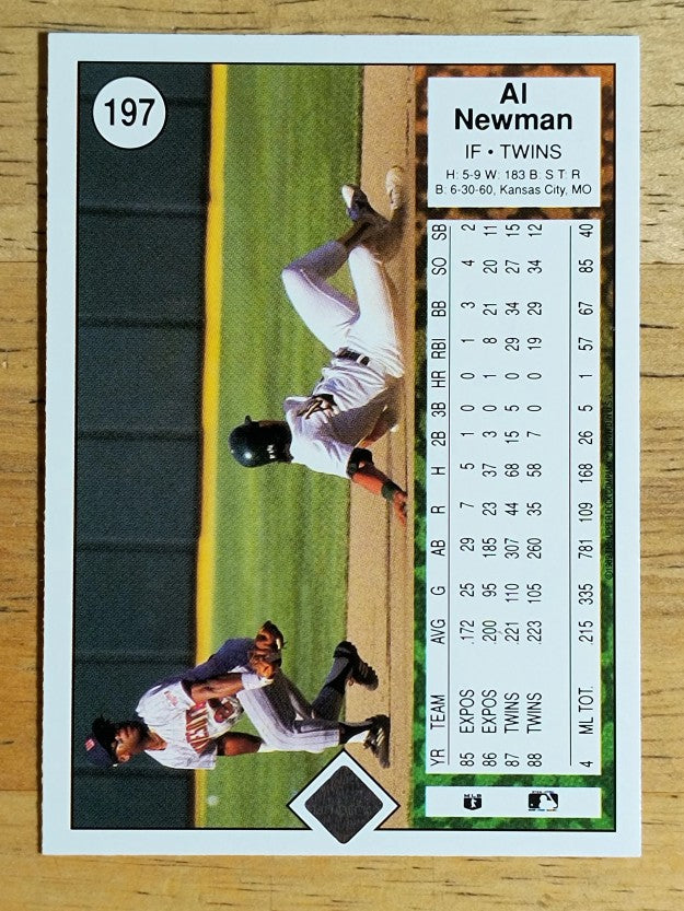1989 Upper Deck #197 Al Newman