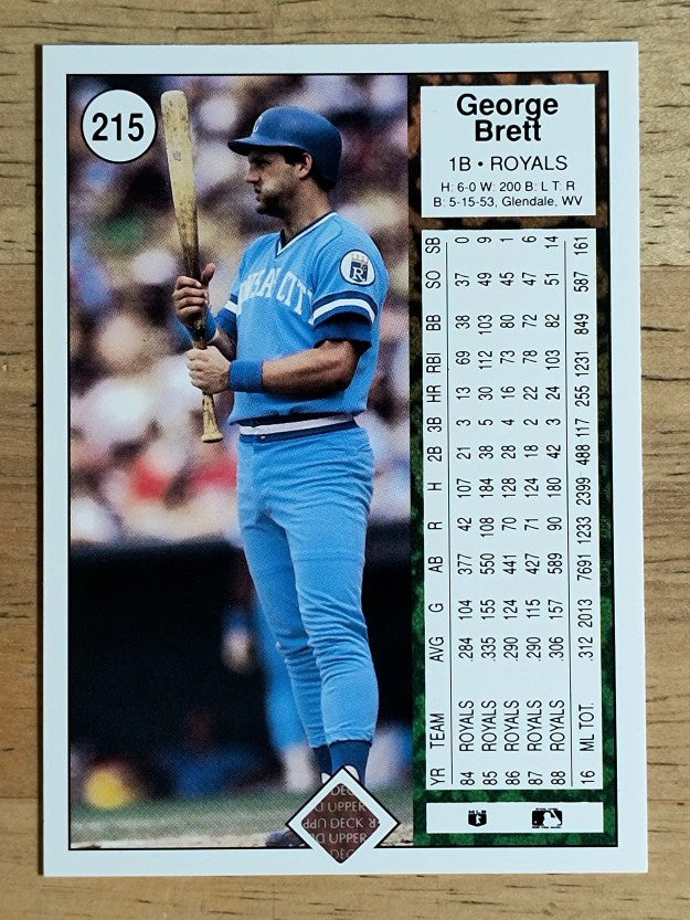 1989 Upper Deck #215 George Brett (NM)