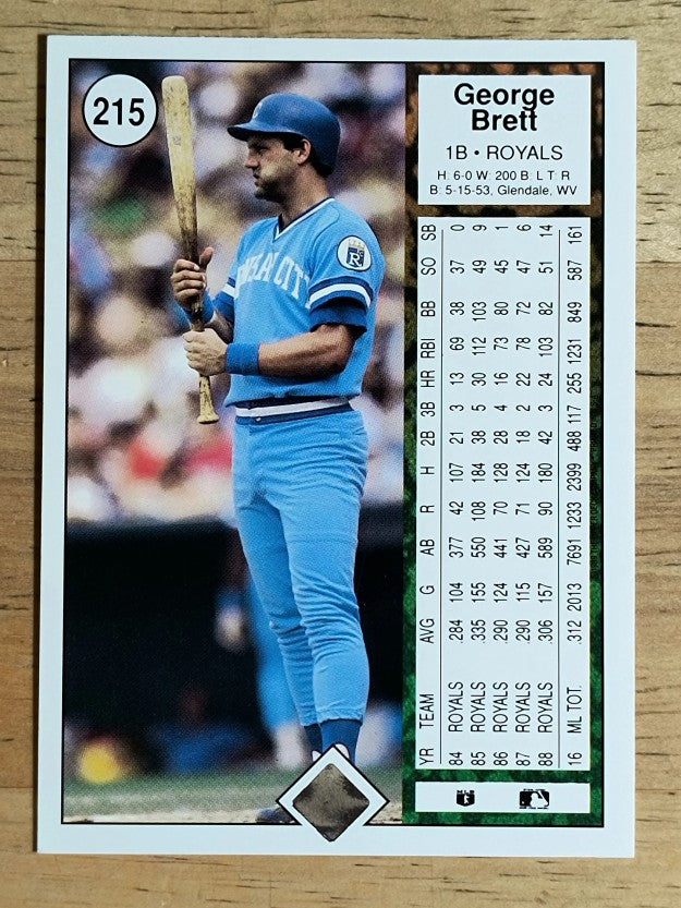 1989 Upper Deck #215 George Brett (EXMT)