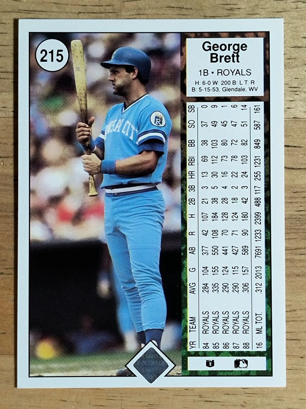 1989 Upper Deck #215 George Brett
