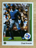 1989 Upper Deck #312 Chad Kreuter RC
