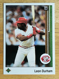 1989 Upper Deck #354 Leon Durham