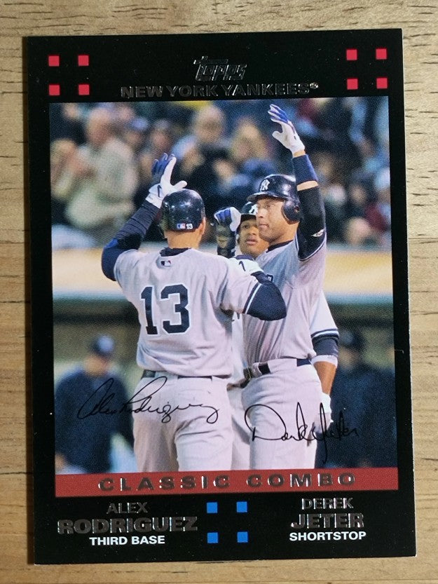 2007 Topps #657 Alex Rodriguez/Derek Jeter CC