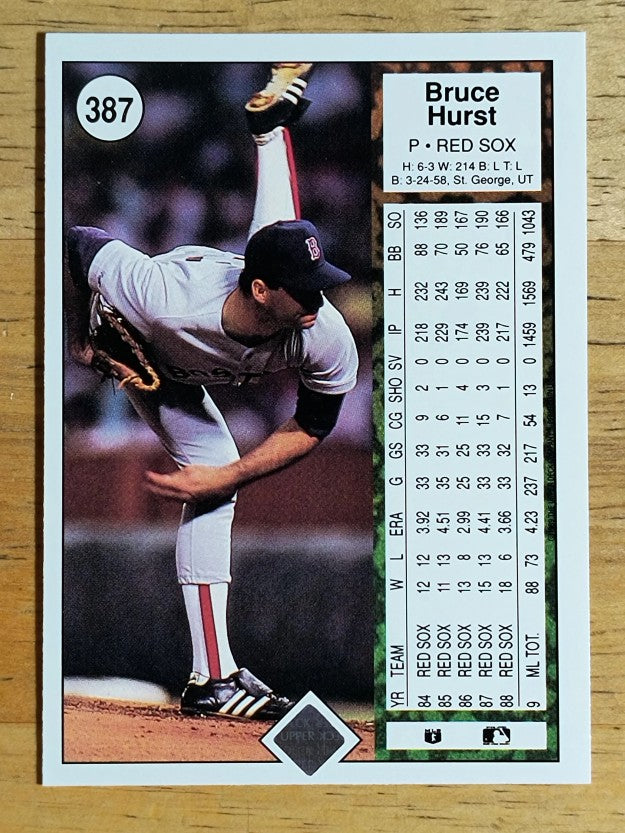 1989 Upper Deck #387 Bruce Hurst
