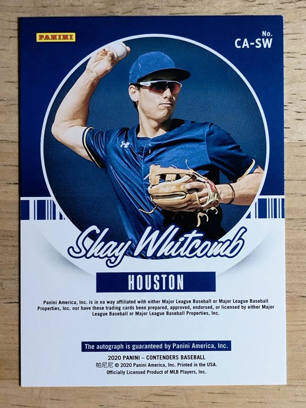 2020 Panini Contenders Contenders Autographs #27 Shay Whitcomb