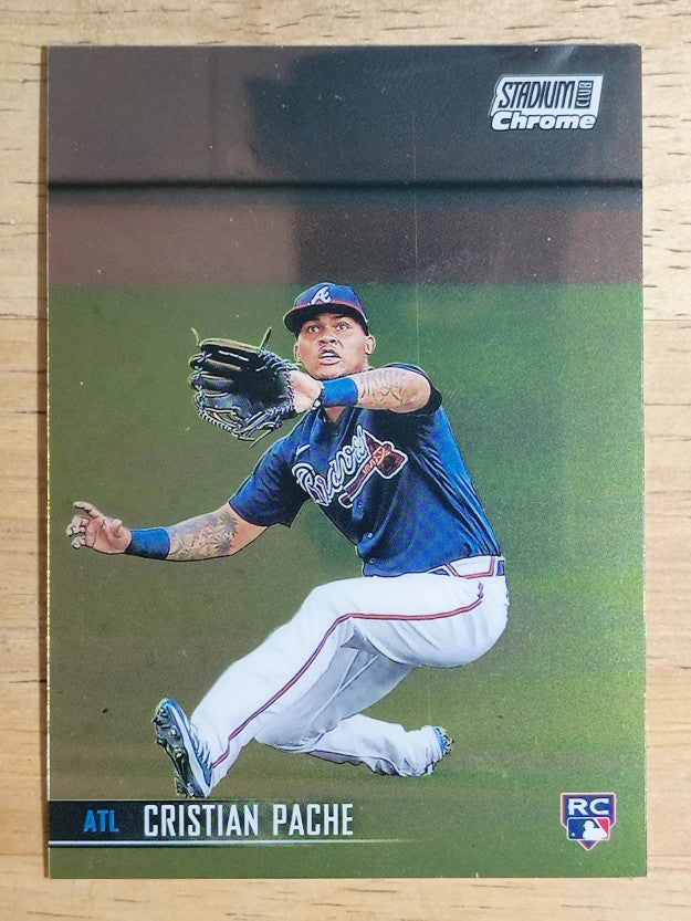 2021 Stadium Club Chrome #245 Cristian Pache RC