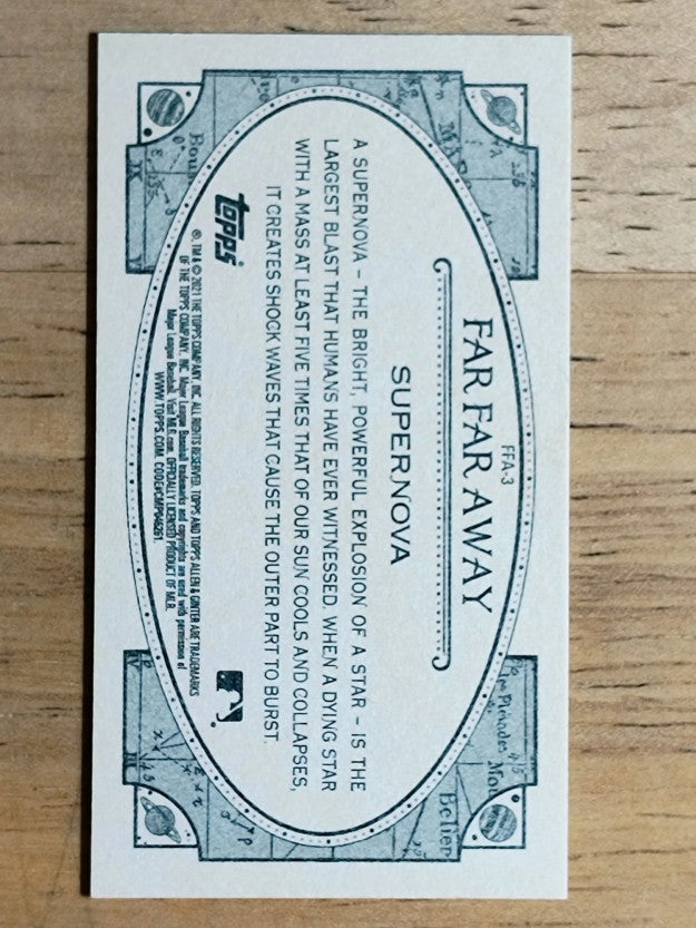 2021 Topps Allen and Ginter Mini Far Far Away #FFA3 Supernova