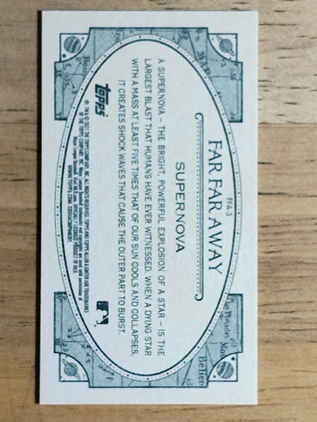 2021 Topps Allen and Ginter Mini Far Far Away #FFA3 Supernova