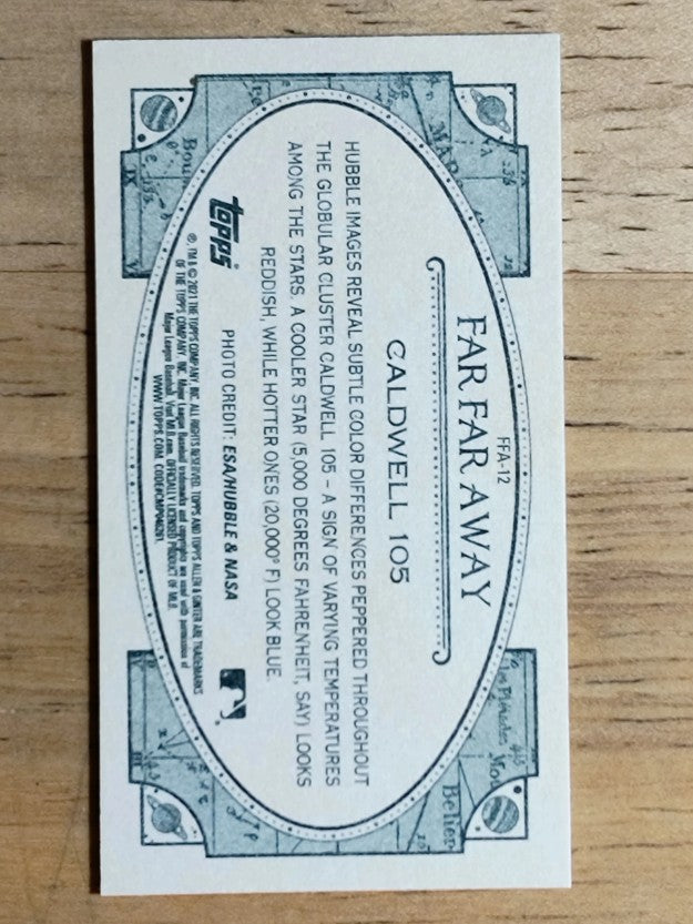 2021 Topps Allen and Ginter Mini Far Far Away #FFA12 Caldwell 105