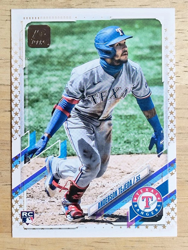 2021 Topps Factory Set Gold Stars #144 Anderson Tejeda