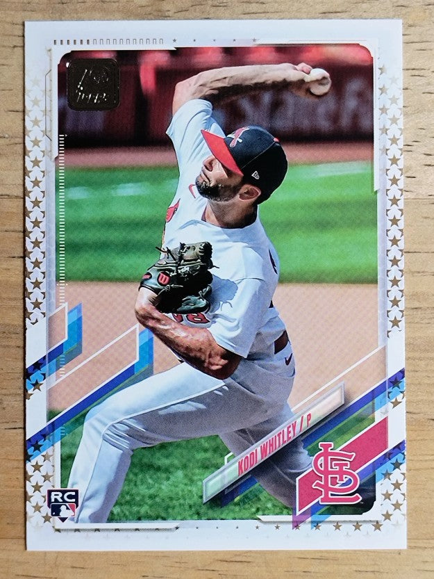 2021 Topps Factory Set Gold Stars #145 Kodi Whitley