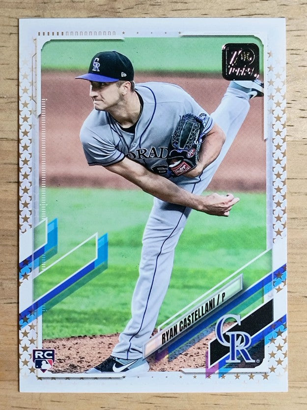 2021 Topps Factory Set Gold Stars #177 Ryan Castellani