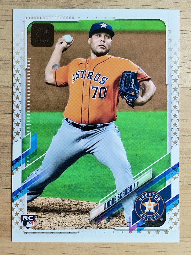 2021 Topps Factory Set Gold Stars #384 Andre Scrubb