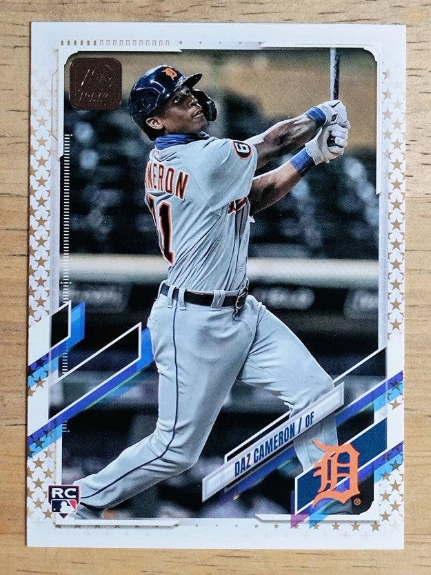 2021 Topps Factory Set Gold Stars #441 Daz Cameron