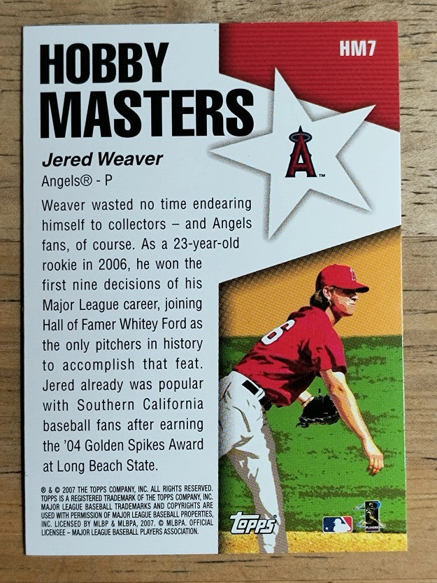 2007 Topps Hobby Masters #HM7 Jered Weaver
