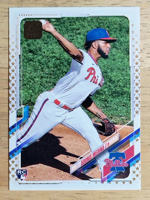 2021 Topps Factory Set Gold Stars #510 Adonis Medina