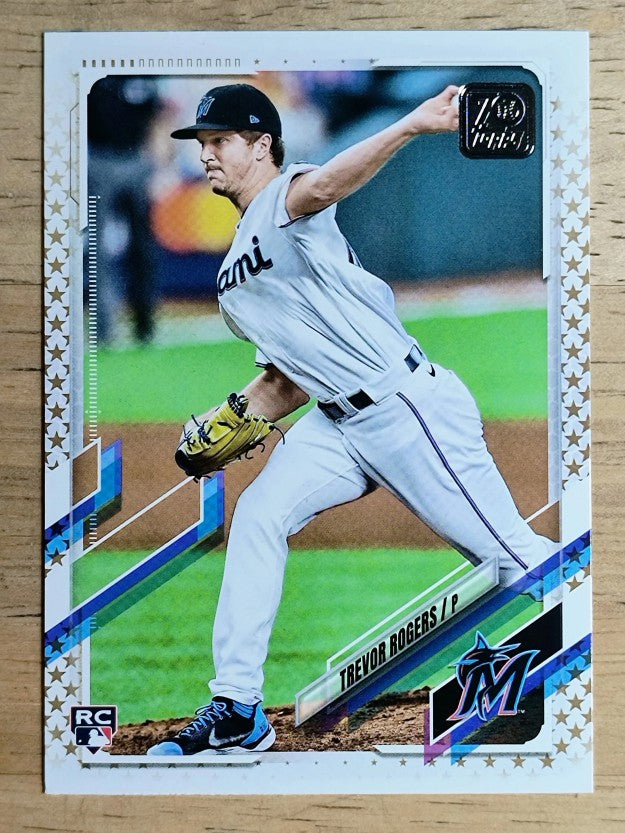2021 Topps Factory Set Gold Stars #563 Trevor Rogers