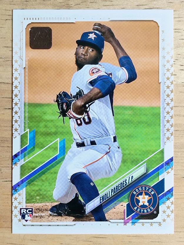 2021 Topps Factory Set Gold Stars #569 Enoli Paredes