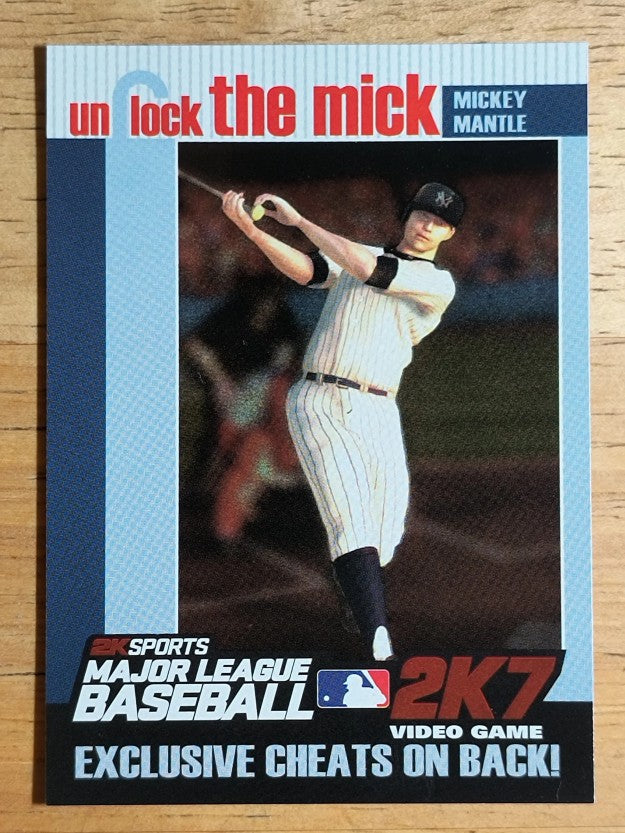 2007 Topps Unlock the Mick #1 Mickey Mantle