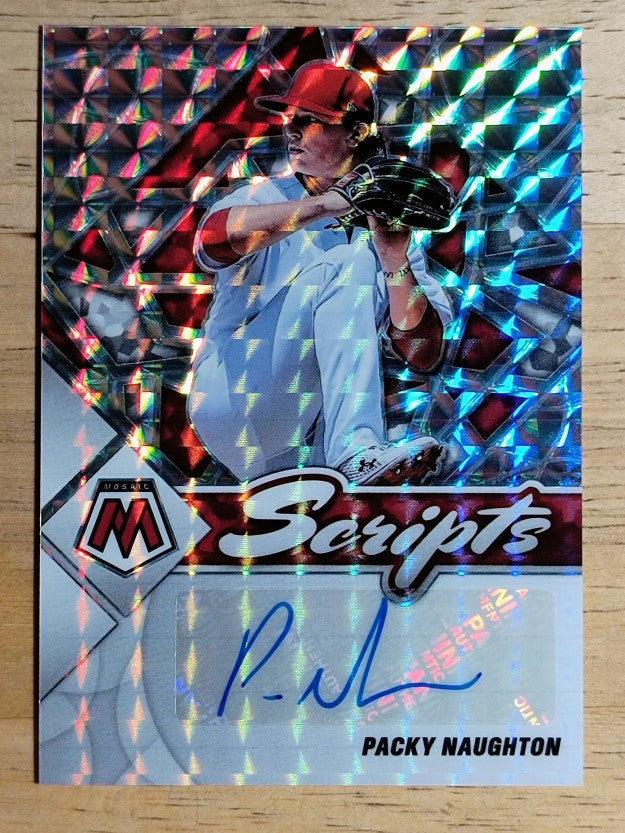 2022 Panini Mosaic Scripts #29 Packy Naughton