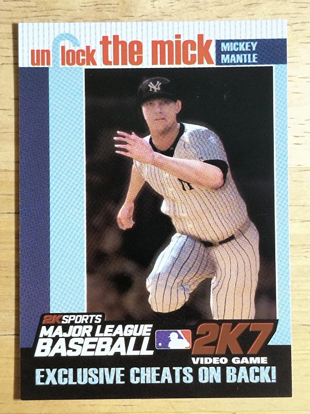 2007 Topps Unlock the Mick #4 Mickey Mantle