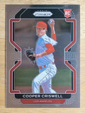 2022 Panini Prizm #234 Cooper Criswell T3 RC