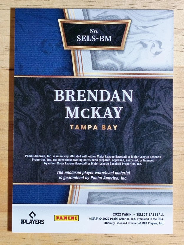 2022 Select Select Swatches #3 Brendan McKay