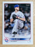 2022 Topps #547 A.J. Alexy RC