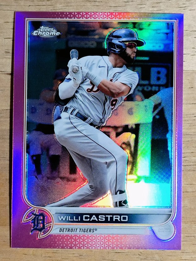 2022 Topps Chrome Pink Refractors #173 Willi Castro