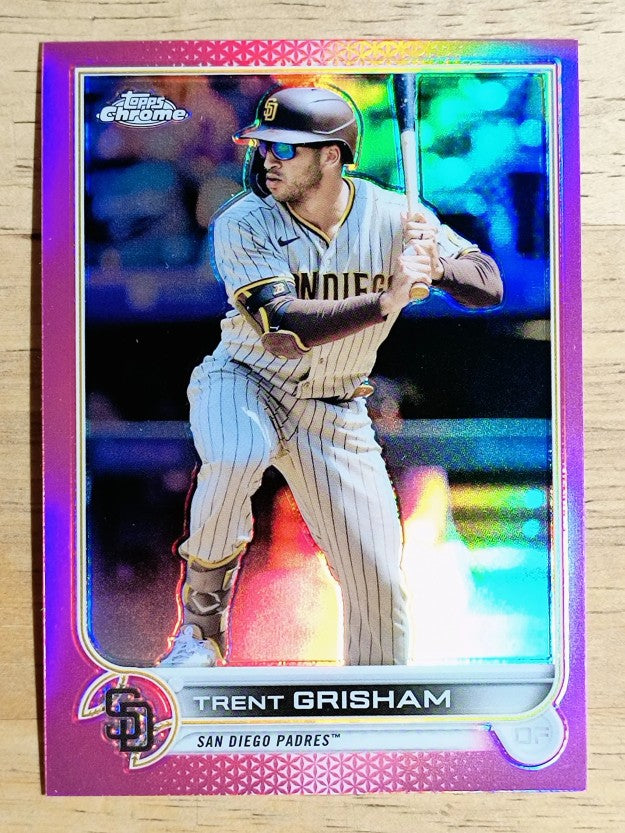 2022 Topps Chrome Pink Refractors #175 Trent Grisham