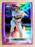 2022 Topps Chrome Pink Refractors #175 Trent Grisham