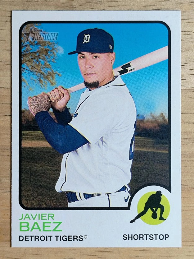 2022 Topps Heritage #692 Javier Baez