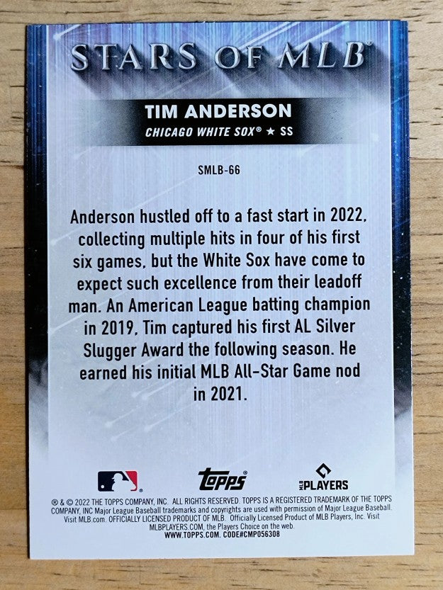2022 Topps Stars of MLB #SMLB66 Tim Anderson