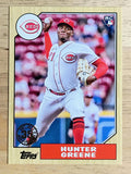 2022 Topps Update '87 Topps #87TBU2 Hunter Greene