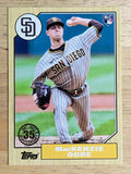 2022 Topps Update '87 Topps #87TBU39 MacKenzie Gore