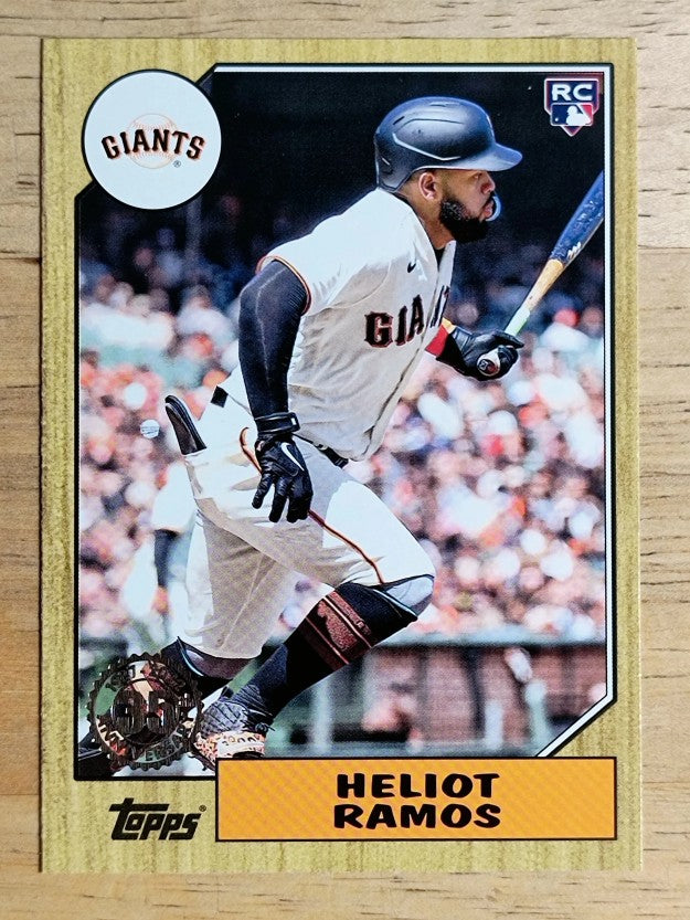 2022 Topps Update '87 Topps #87TBU41 Heliot Ramos