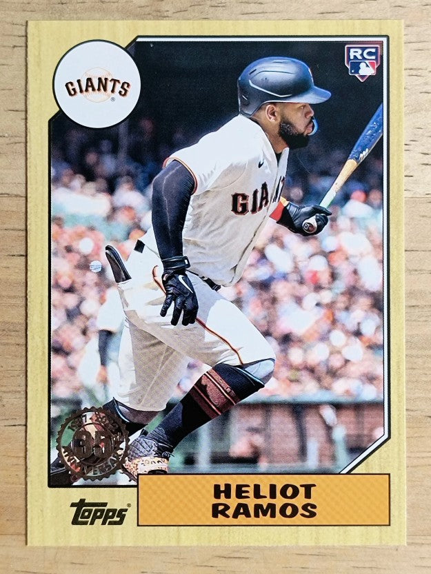 2022 Topps Update '87 Topps #87TBU41 Heliot Ramos