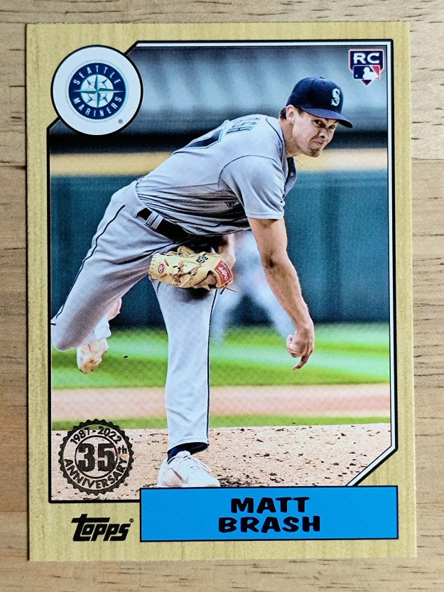 2022 Topps Update '87 Topps #87TBU43 Matt Brash