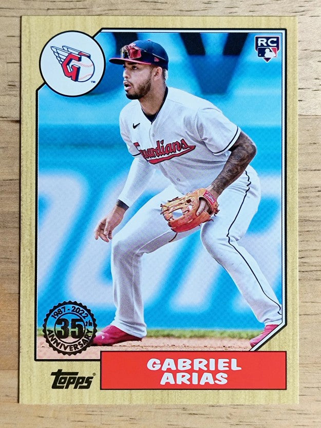 2022 Topps Update '87 Topps #87TBU47 Gabriel Arias