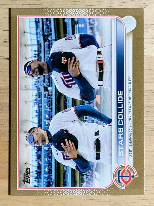 2022 Topps Update Gold #US230 Byron Buxton/Carlos Correa