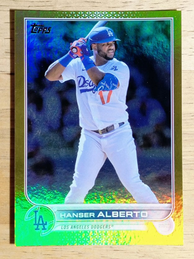 2022 Topps Update Gold Foil #US196 Hanser Alberto