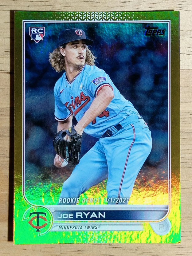 2022 Topps Update Gold Foil #US222 Joe Ryan RD