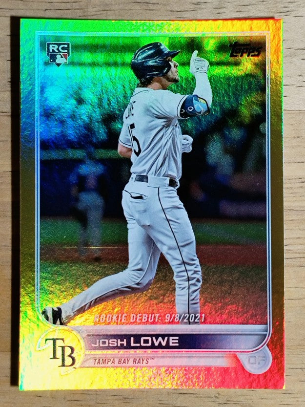 2022 Topps Update Gold Foil #US287 Josh Lowe RD