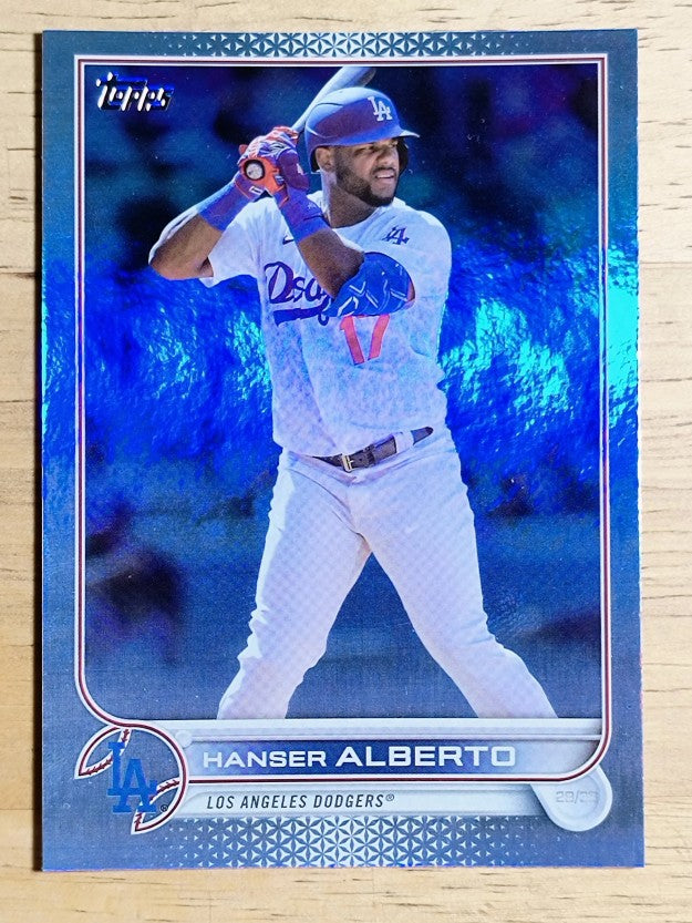 2022 Topps Update Rainbow Foil #US196 Hanser Alberto