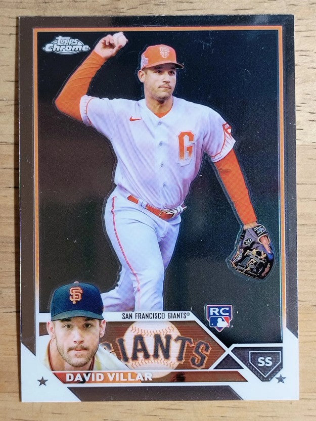 2023 Topps Chrome #117 David Villar RC